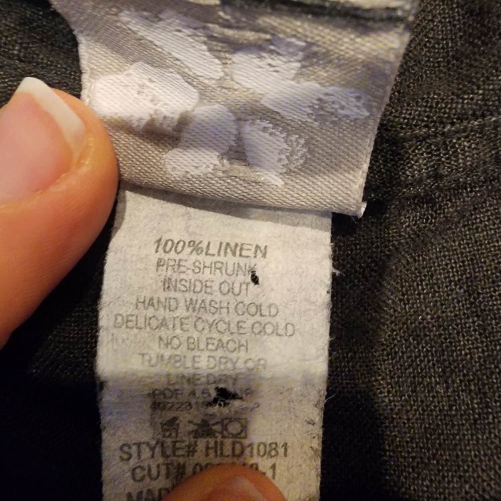 100% Linen Dress - Picture 3 of 5